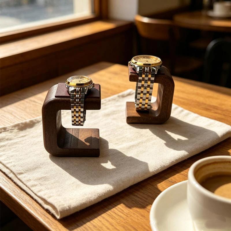 Display Stand Wood - ~Soporte de madera para relojes, organizador