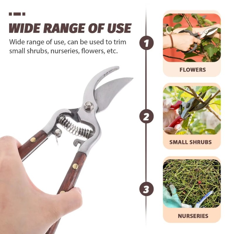 Bonsai Garden Knife - Tijeras de podar con mango de