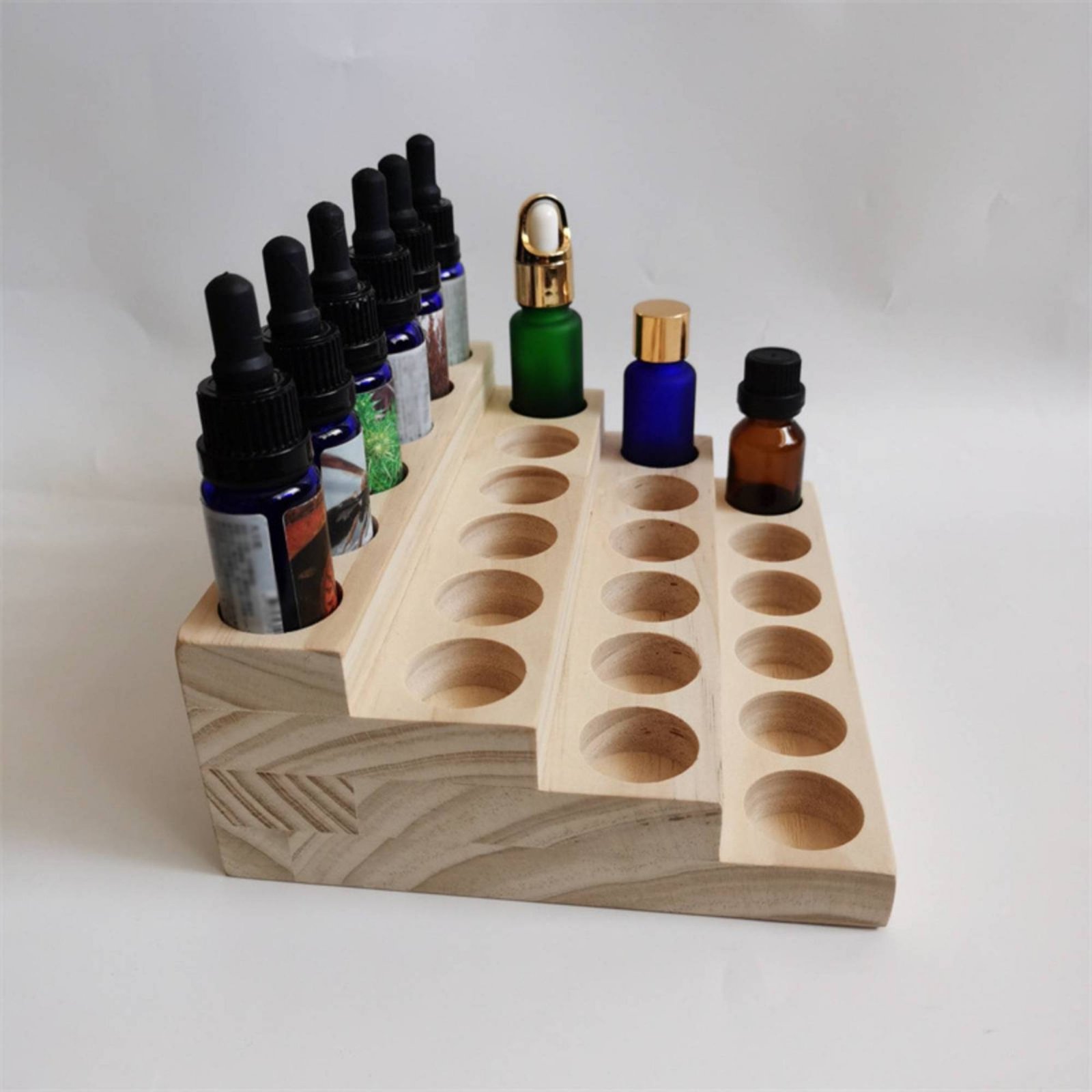 Display Stand Wood - Expositor de Aceites Esenciales Hecho a