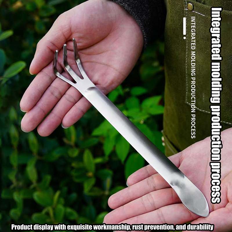 Bonsai Garden Rake - Rastrillo para raíces de acero inoxidable,