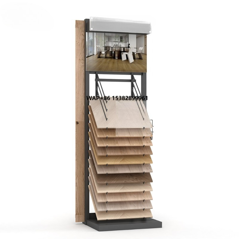 Display Stand Wood - Expositor Combinado de Metal y Madera
