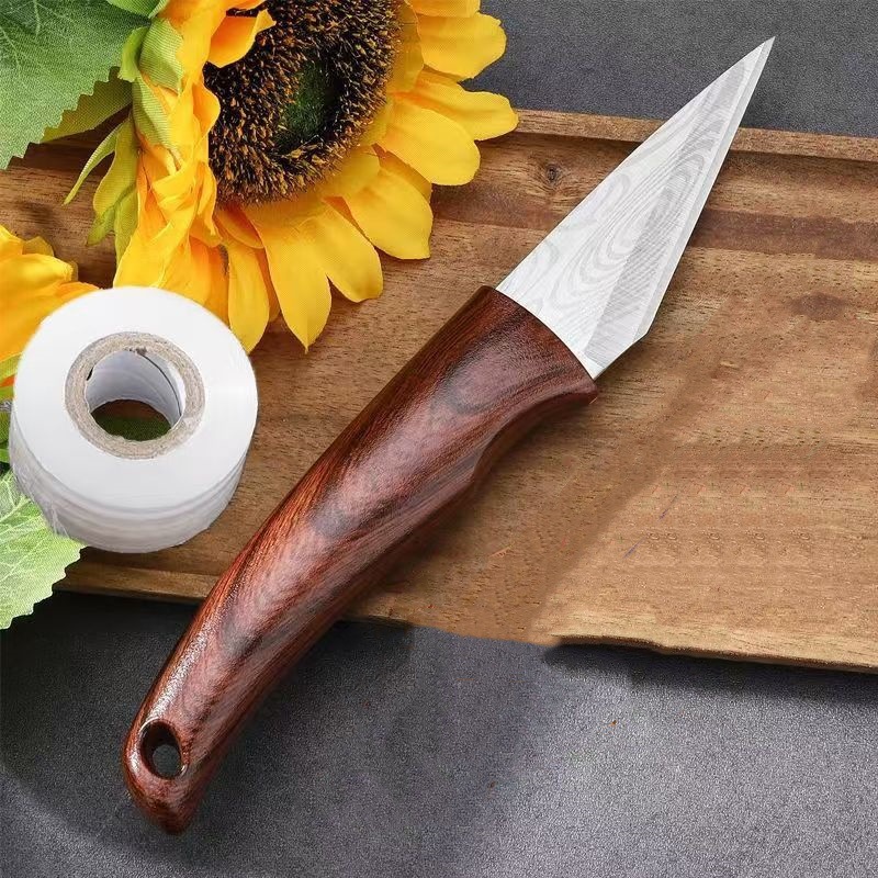 Cuchillo de injerto para jardí - Bonsai Garden Knife reseña y precio