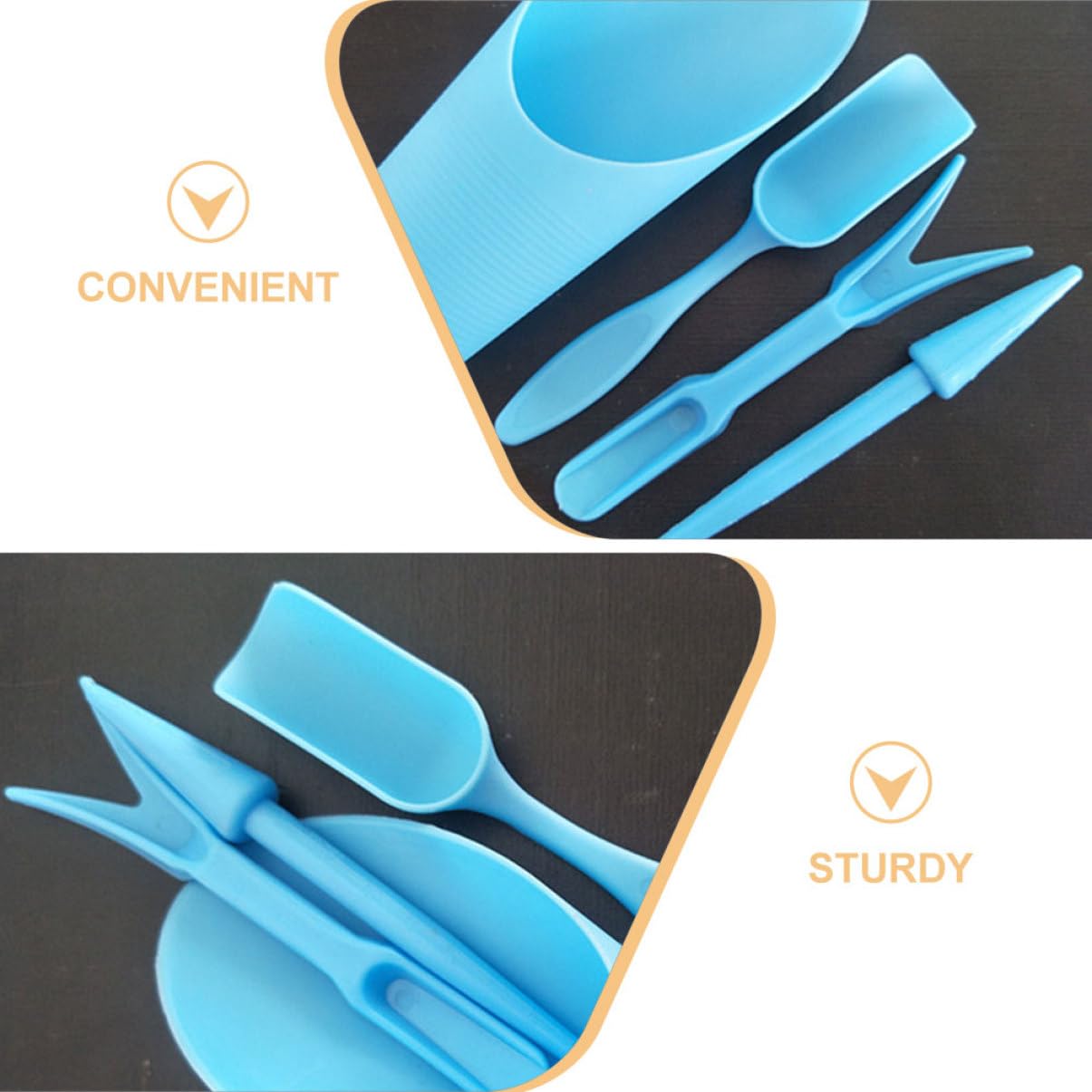 4 unids/set, pala de cubo dura - Soil Scoop Tool reseña y precio
