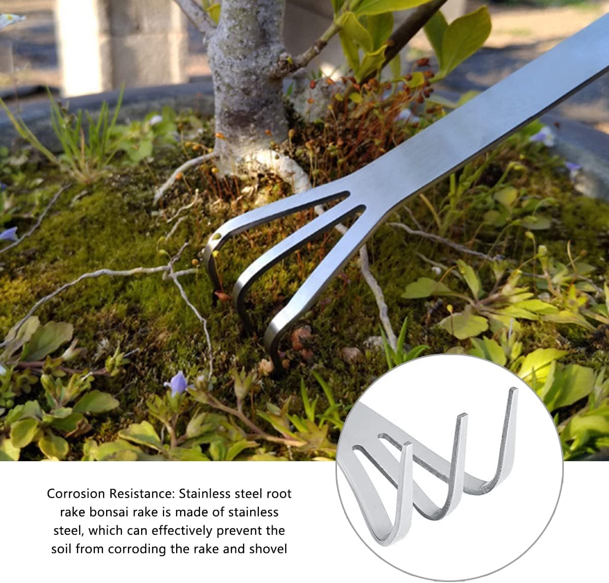 100 Piezas de Rastrillos de Ac - Bonsai Garden Rake reseña y precio