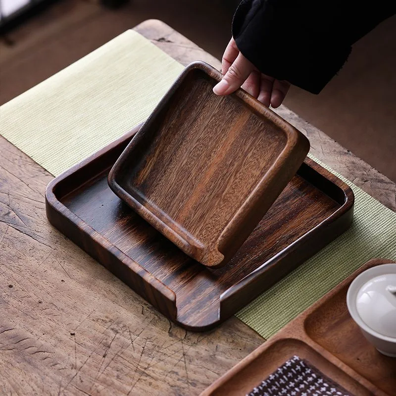 Bandeja de madera de nogal par - Bonsai Garden Knife reseña y precio