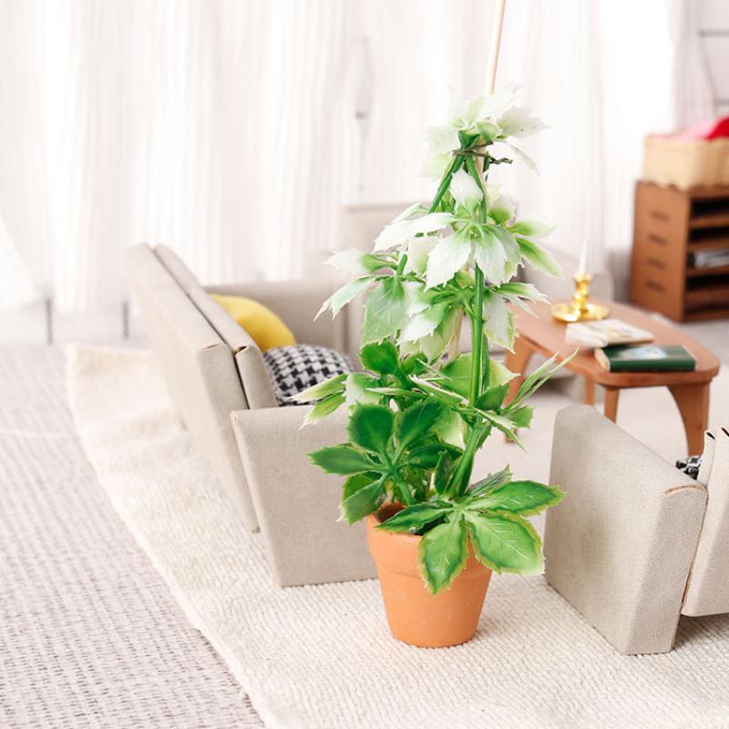 1/12 casa de muñecas simulació - Bonsai Garden Plants reseña y precio