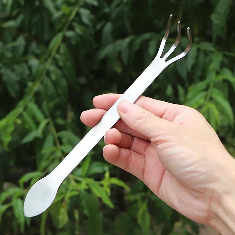 Rastrillo para raíces de acero - Bonsai Garden Rake reseña y precio