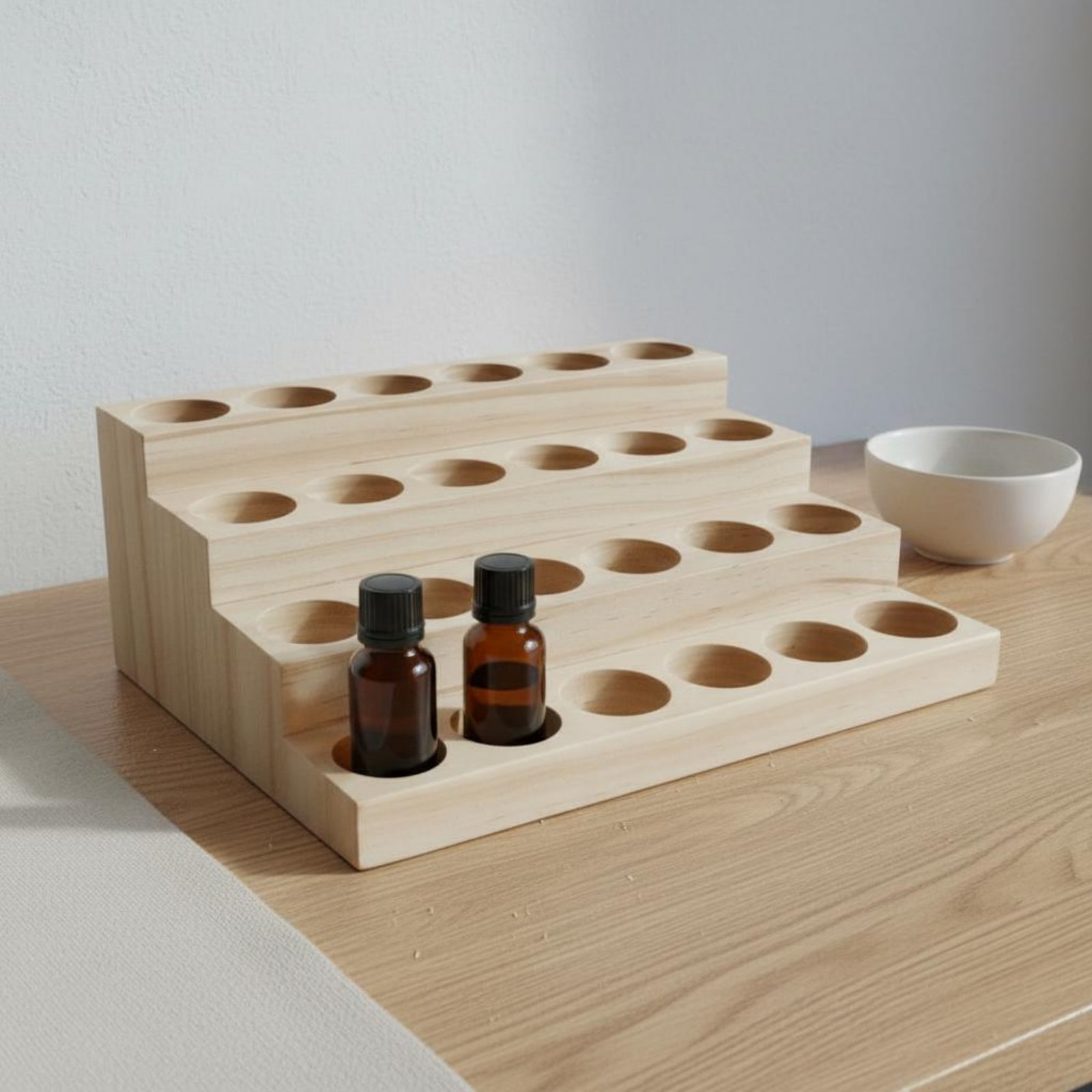 Expositor de Aceites Esenciale - Display Stand Wood reseña y precio