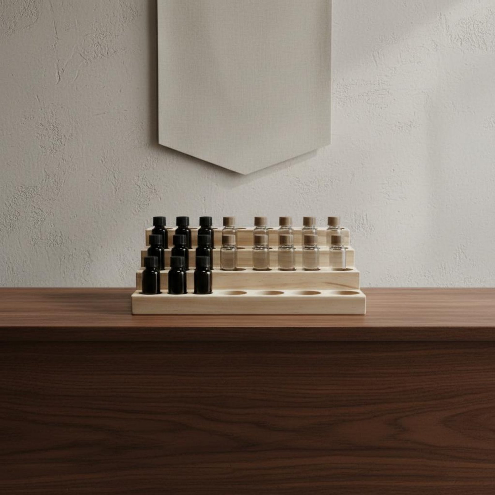 Expositor de Aceites Esenciale - Display Stand Wood reseña y precio
