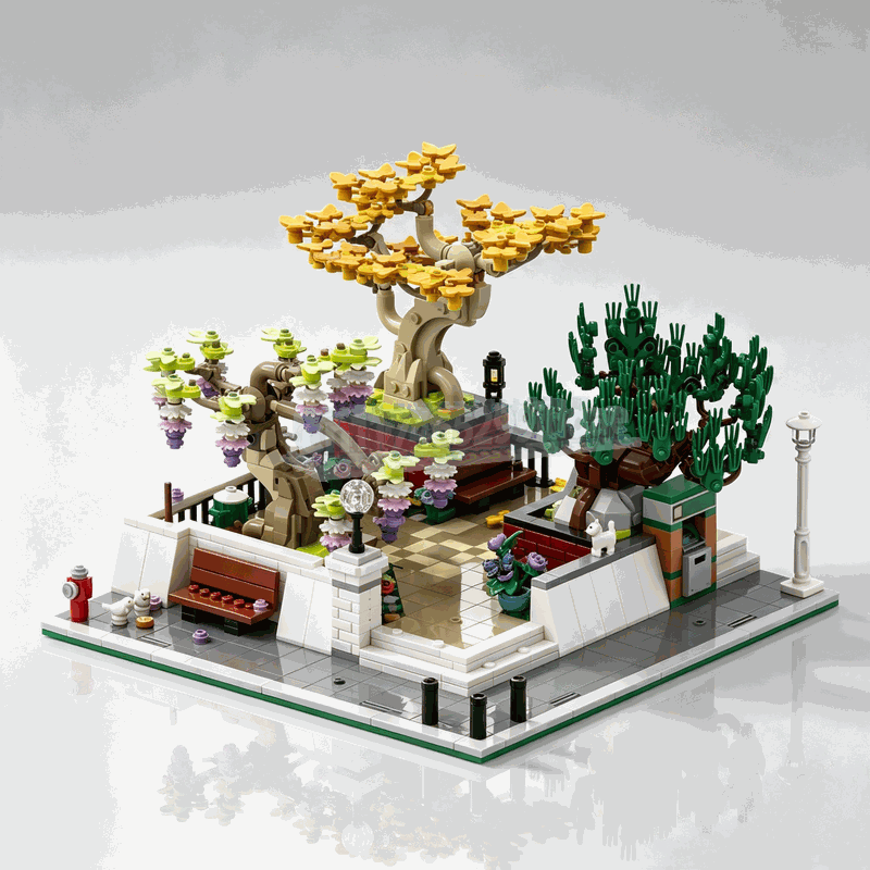 1309 Piezas Bloques de Constru - Bonsai Garden Lego Set reseña y precio