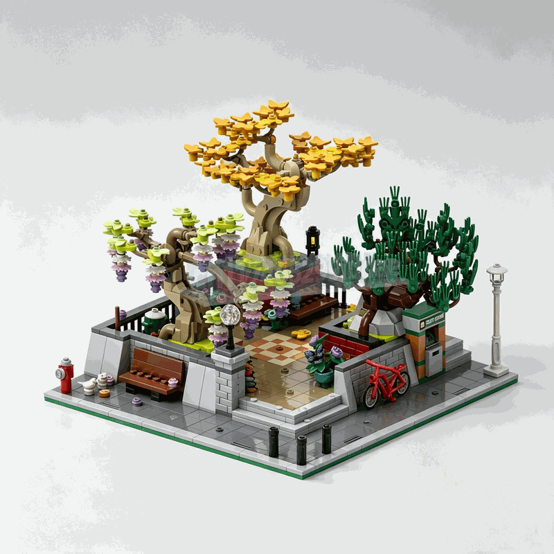 1309 Piezas Bloques de Constru - Bonsai Garden Lego Set reseña y precio