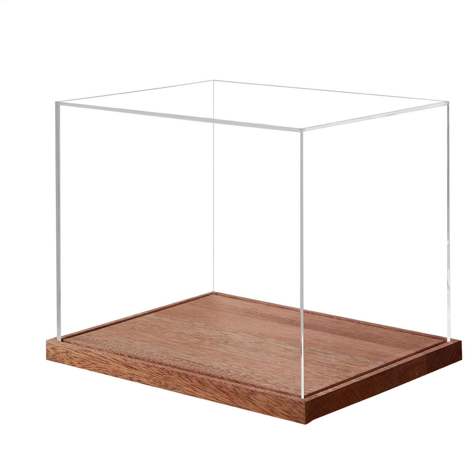 Estuche transparente para casc - Display Stand Wood reseña y precio
