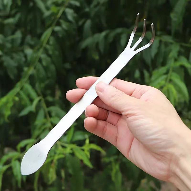 Rastrillo para raíces de acero - Bonsai Garden Rake reseña y precio