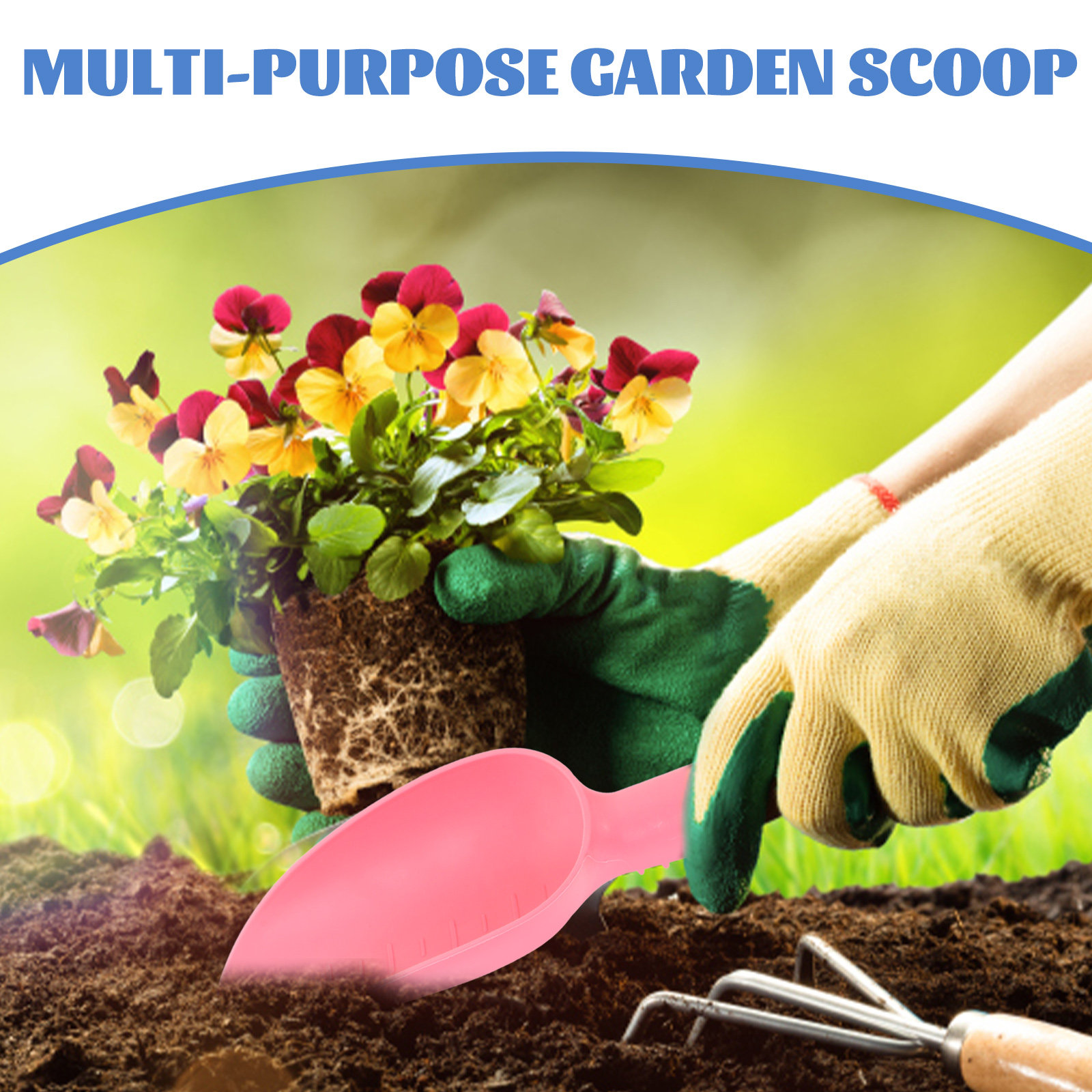2 unidades de pala de jardín d - Soil Scoop Tool reseña y precio