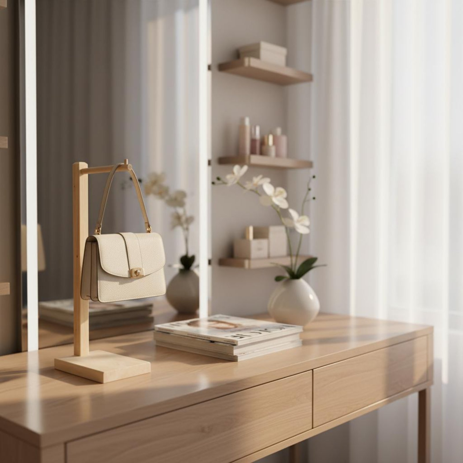 Soporte para Bolsos de Madera  - Display Stand Wood reseña y precio