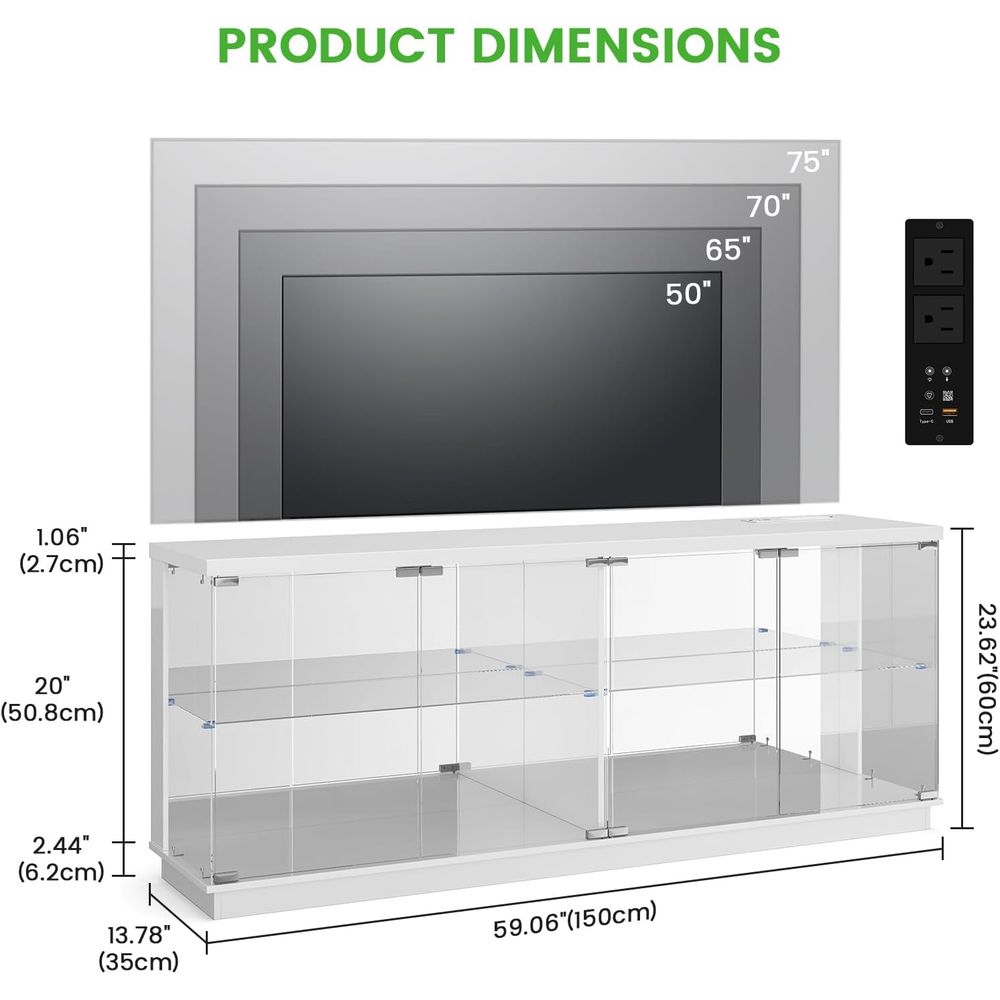 Soportes para TV de Vidrio de  - Display Stand Wood reseña y precio