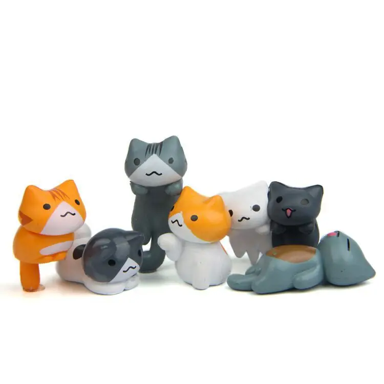 Juego de 6 piezas de gatos de  - First Bonsai Garden reseña y precio
